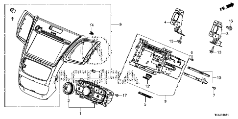 2016 RDX TECHAWD 5 DOOR 6AT CENTER MODULE (NAVIGATION) (2) diagram 2016 RDX TECHAWD 5 DOOR 6AT CENTER MODULE (NAVIGATION) (2) diagram