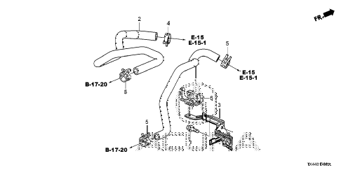2016 RDX TECHAWD 5 DOOR 6AT WATER HOSE diagram 2016 RDX TECHAWD 5 DOOR 6AT WATER HOSE diagram