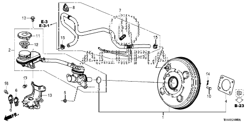 2018 RDX BASE2WD 5 DOOR 6AT BRAKE MASTER CYLINDER - MASTER POWER (KA/KC) diagram 2018 RDX BASE2WD 5 DOOR 6AT BRAKE MASTER CYLINDER - MASTER POWER (KA/KC) diagram