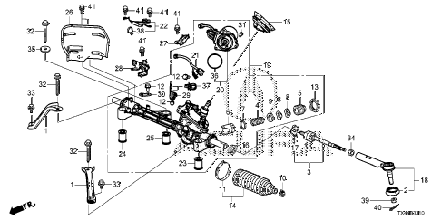 2015 RDX TECH2WD 5 DOOR 6AT P.S. GEAR BOX (EPS) diagram 2015 RDX TECH2WD 5 DOOR 6AT P.S. GEAR BOX (EPS) diagram
