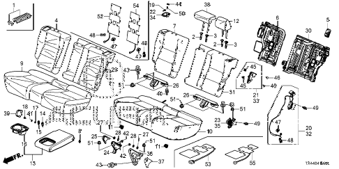 Acura online store : 2015 rdx rear seat parts