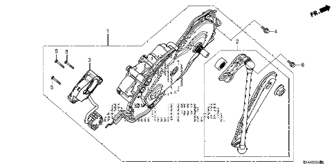 2015 RDX TECH2WD 5 DOOR 6AT POWER TAILGATE MOTOR diagram