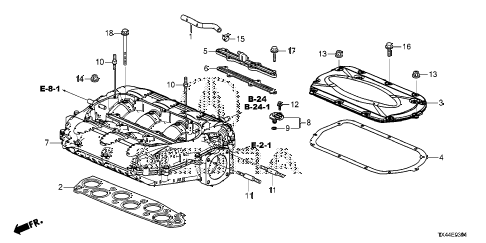 2016 RDX ADVAWD 5 DOOR 6AT INTAKE MANIFOLD (2) diagram 2016 RDX ADVAWD 5 DOOR 6AT INTAKE MANIFOLD (2) diagram