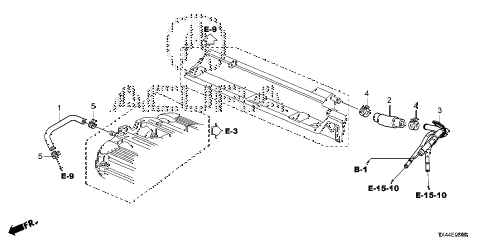 2015 RDX BASE2WD 5 DOOR 6AT BREATHER TUBE (1) diagram