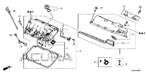 2016 RDX ADVAWD 5 DOOR 6AT CYLINDER HEAD COVER (2) diagram 2016 RDX ADVAWD 5 DOOR 6AT CYLINDER HEAD COVER (2) diagram