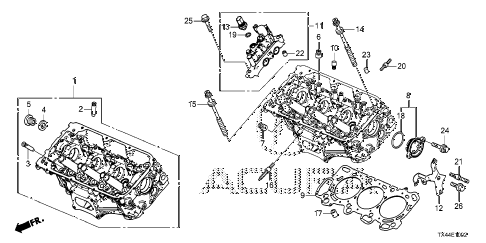 2016 RDX ADVAWD 5 DOOR 6AT FRONT CYLINDER HEAD (2) diagram 2016 RDX ADVAWD 5 DOOR 6AT FRONT CYLINDER HEAD (2) diagram