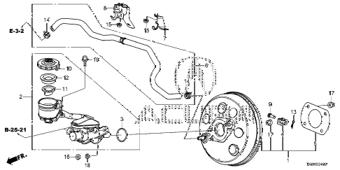 2016 ILX ACURAWATCH PLUS 4 DOOR DCT BRAKE MASTER CYLINDER - MASTER POWER (KA) (KC) (2) diagram 2016 ILX ACURAWATCH PLUS 4 DOOR DCT BRAKE MASTER CYLINDER - MASTER POWER (KA) (KC) (2) diagram