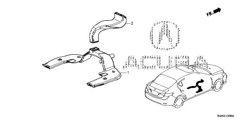 2015 ILX TECH 4 DOOR 5AT DUCT diagram 2015 ILX TECH 4 DOOR 5AT DUCT diagram