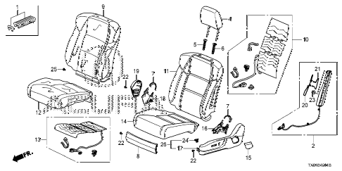 2015 ILX TECH 4 DOOR 5AT FRONT SEAT (L.) (POWER SEAT) diagram 2015 ILX TECH 4 DOOR 5AT FRONT SEAT (L.) (POWER SEAT) diagram