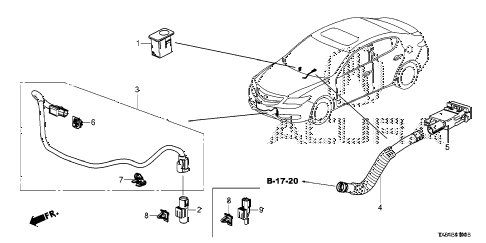 2017 ILX TECHPLUS A-SPEC 4 DOOR DCT A/C SENSOR diagram 2017 ILX TECHPLUS A-SPEC 4 DOOR DCT A/C SENSOR diagram