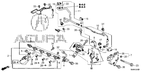 2016 ILX BASE 4 DOOR DCT FUEL INJECTOR (2.4L) (2) diagram 2016 ILX BASE 4 DOOR DCT FUEL INJECTOR (2.4L) (2) diagram