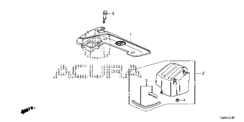 2016 ILX BASE 4 DOOR DCT ENGINE COVER (2.4L) (2) diagram 2016 ILX BASE 4 DOOR DCT ENGINE COVER (2.4L) (2) diagram