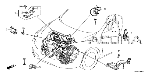 2016 ILX TECHPLUS A-SPEC 4 DOOR DCT ENGINE WIRE HARNESS STAY (2.4L) (2) diagram 2016 ILX TECHPLUS A-SPEC 4 DOOR DCT ENGINE WIRE HARNESS STAY (2.4L) (2) diagram