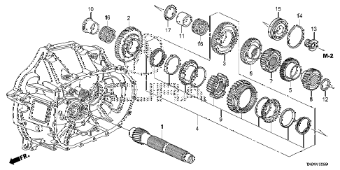 2013 ILX 24PREM2.4 4 DOOR 6MT MT COUNTERSHAFT diagram 2013 ILX 24PREM2.4 4 DOOR 6MT MT COUNTERSHAFT diagram