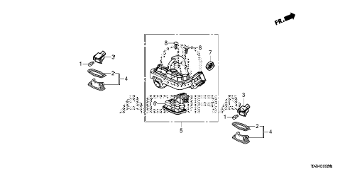 2014 ILX BASE 4 DOOR CVT LICENSE LIGHT - REAR CAMERA diagram 2014 ILX BASE 4 DOOR CVT LICENSE LIGHT - REAR CAMERA diagram