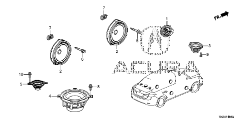 2014 ILX BASE 4 DOOR CVT SPEAKER diagram 2014 ILX BASE 4 DOOR CVT SPEAKER diagram