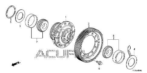 2017 RLX ADVHYBRID 4 DOOR DCT AT DIFFERENTIAL (DCT) diagram 2017 RLX ADVHYBRID 4 DOOR DCT AT DIFFERENTIAL (DCT) diagram
