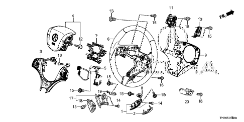 2020 RLX TECH 4 DOOR XAT STEERING WHEEL diagram 2020 RLX TECH 4 DOOR XAT STEERING WHEEL diagram