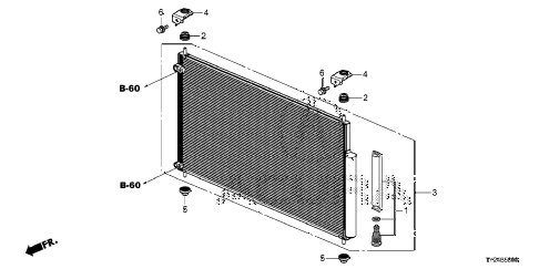 2014 RLX TECHAUDIO 4 DOOR 6AT A/C AIR CONDITIONER (CONDENSER) (2WD) diagram 2014 RLX TECHAUDIO 4 DOOR 6AT A/C AIR CONDITIONER (CONDENSER) (2WD) diagram