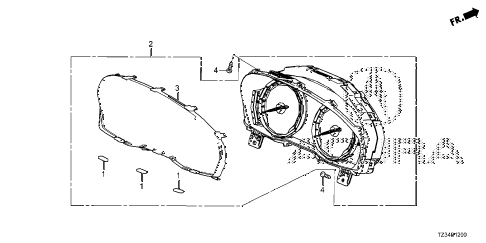 2015 TLX TECH2.4 4 DOOR DCT METER diagram 2015 TLX TECH2.4 4 DOOR DCT METER diagram