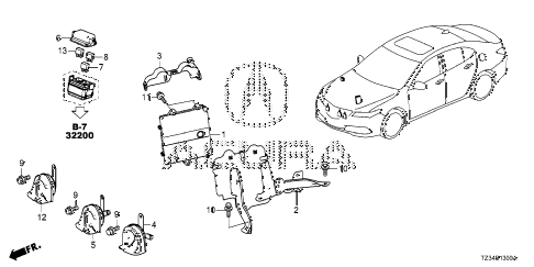 2015 TLX TECH2.4 4 DOOR DCT CONTROL UNIT (ENGINE ROOM) (1) (1) diagram 2015 TLX TECH2.4 4 DOOR DCT CONTROL UNIT (ENGINE ROOM) (1) (1) diagram