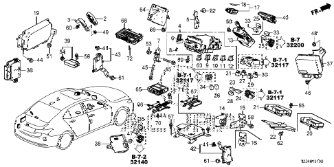 2015 TLX TECH2.4 4 DOOR DCT CONTROL UNIT (CABIN) (1) diagram 2015 TLX TECH2.4 4 DOOR DCT CONTROL UNIT (CABIN) (1) diagram