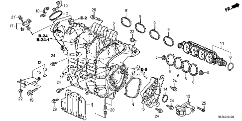 2019 TLX 24TC+AL4,A-SPEC,RED 4 DOOR DCT INTAKE MANIFOLD (1) diagram 2019 TLX 24TC+AL4,A-SPEC,RED 4 DOOR DCT INTAKE MANIFOLD (1) diagram