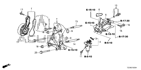2018 TLX 24BASEL4 4 DOOR DCT WATER PUMP (1) diagram 2018 TLX 24BASEL4 4 DOOR DCT WATER PUMP (1) diagram