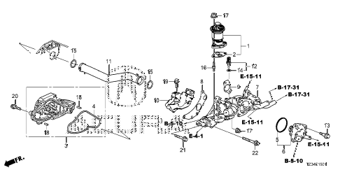 2019 TLX TECH+AA-SPEC,AWD,19,R 4 DOOR 9AT WATER PUMP (2) diagram 2019 TLX TECH+AA-SPEC,AWD,19,R 4 DOOR 9AT WATER PUMP (2) diagram
