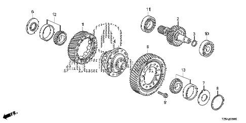 2015 MDX TECHENTERTAINMENT 5 DOOR 6AT AT DIFFERENTIAL (6AT) diagram 2015 MDX TECHENTERTAINMENT 5 DOOR 6AT AT DIFFERENTIAL (6AT) diagram
