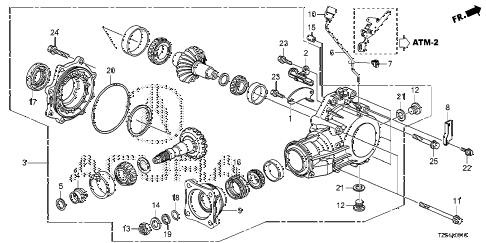 2015 MDX TECHSH-AWD ENT 5 DOOR 6AT AT TRANSFER (6AT) diagram 2015 MDX TECHSH-AWD ENT 5 DOOR 6AT AT TRANSFER (6AT) diagram