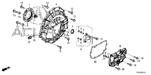 2020 MDX ADVHYBRID,AWD,6P 5 DOOR DCT AT LEFT SIDE COVER - OIL PUMP (DCT) diagram 2020 MDX ADVHYBRID,AWD,6P 5 DOOR DCT AT LEFT SIDE COVER - OIL PUMP (DCT) diagram