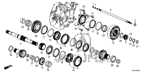 2020 MDX ADVHYBRID,AWD,6P 5 DOOR DCT AT MAINSHAFT (DCT) diagram 2020 MDX ADVHYBRID,AWD,6P 5 DOOR DCT AT MAINSHAFT (DCT) diagram