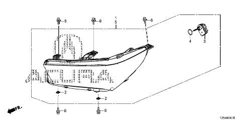 2020 MDX TECHHYBRID,AWD,7P 5 DOOR DCT HEADLIGHT (2) diagram 2020 MDX TECHHYBRID,AWD,7P 5 DOOR DCT HEADLIGHT (2) diagram