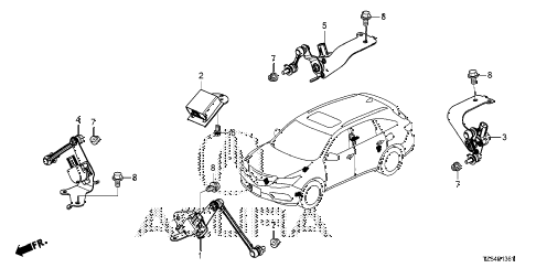 2020 MDX TECHHYBRID,AWD,7P 5 DOOR DCT AUTO LEVELING CONTROL (2) diagram 2020 MDX TECHHYBRID,AWD,7P 5 DOOR DCT AUTO LEVELING CONTROL (2) diagram