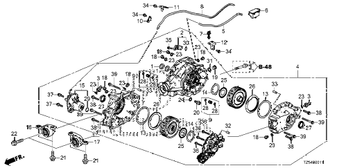 2020 MDX ADVSH-AWD,6P,ENT 5 DOOR 9AT REAR DIFFERENTIAL - MOUNT (2) diagram