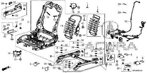 2016 MDX TECHAWP 5 DOOR 9AT FRONT SEAT COMPONENTS (R.) (1) diagram 2016 MDX TECHAWP 5 DOOR 9AT FRONT SEAT COMPONENTS (R.) (1) diagram