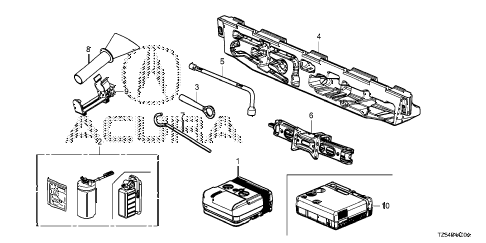 2016 MDX TECHAWP 5 DOOR 9AT TOOLS - JACK diagram 2016 MDX TECHAWP 5 DOOR 9AT TOOLS - JACK diagram