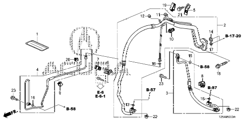 2016 MDX BASEAWP 5 DOOR 9AT A/C AIR CONDITIONER (HOSES/PIPES) diagram 2016 MDX BASEAWP 5 DOOR 9AT A/C AIR CONDITIONER (HOSES/PIPES) diagram