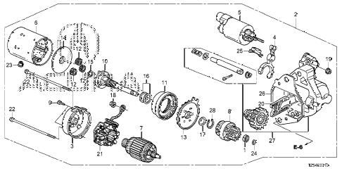 Acura online store : 2014 mdx starter motor (denso) parts