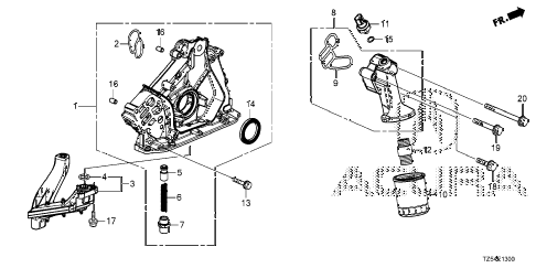 2016 MDX TECHAWP 5 DOOR 9AT OIL PUMP diagram 2016 MDX TECHAWP 5 DOOR 9AT OIL PUMP diagram