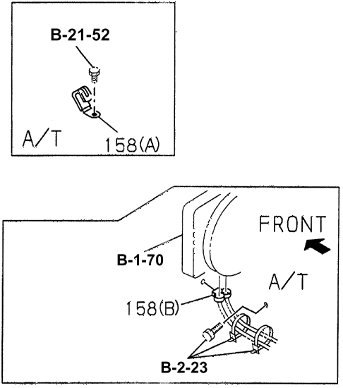 1997 SLX 4XSBASE 4 DOOR 4AT AT GEAR SHIFTER - QUADRANT BOX diagram 1997 SLX 4XSBASE 4 DOOR 4AT AT GEAR SHIFTER - QUADRANT BOX diagram
