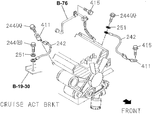 1997 SLX 4LSPREMIUM 4 DOOR 4AT WIRING HARNESS (ENGINE) diagram 1997 SLX 4LSPREMIUM 4 DOOR 4AT WIRING HARNESS (ENGINE) diagram