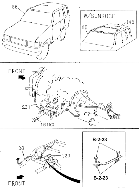1997 SLX 4LSPREMIUM 4 DOOR 4AT WIRING HARNESS diagram 1997 SLX 4LSPREMIUM 4 DOOR 4AT WIRING HARNESS diagram