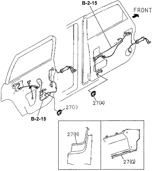 1997 SLX 4LSPREMIUM 4 DOOR 4AT WIRING HARNESS GROMMETS diagram 1997 SLX 4LSPREMIUM 4 DOOR 4AT WIRING HARNESS GROMMETS diagram