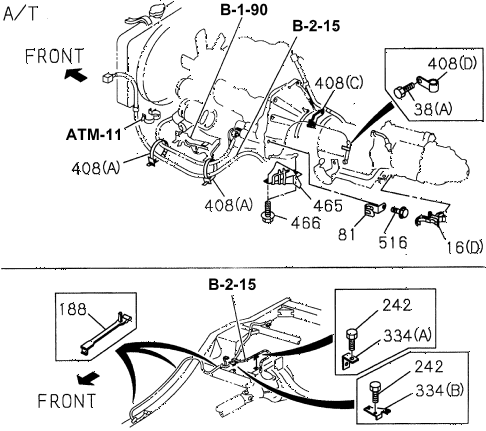 1997 SLX 4LSPREMIUM 4 DOOR 4AT WIRING HARNESS CLIPS (1) diagram 1997 SLX 4LSPREMIUM 4 DOOR 4AT WIRING HARNESS CLIPS (1) diagram