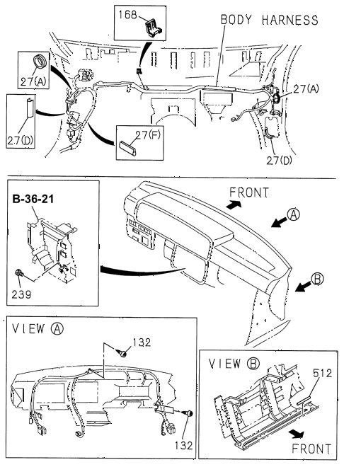 1997 SLX 4LSPREMIUM 4 DOOR 4AT WIRING HARNESS PROTECTORS (1) diagram 1997 SLX 4LSPREMIUM 4 DOOR 4AT WIRING HARNESS PROTECTORS (1) diagram
