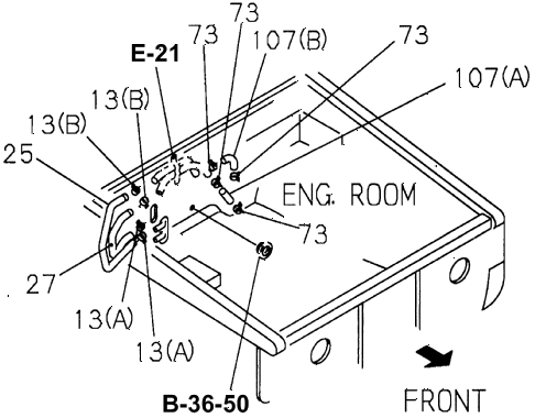 1997 SLX 4LSPREMIUM 4 DOOR 4AT HEATER HOSE - CLIPS diagram 1997 SLX 4LSPREMIUM 4 DOOR 4AT HEATER HOSE - CLIPS diagram