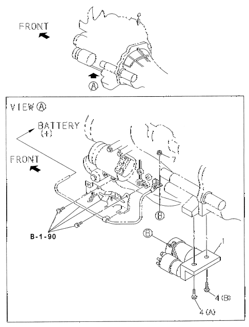 1998 SLX 4LSPREMIUM 4 DOOR 4AT STARTER diagram 1998 SLX 4LSPREMIUM 4 DOOR 4AT STARTER diagram