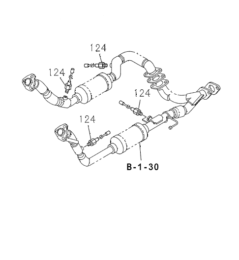 1998 SLX 4LSPREMIUM 4 DOOR 4AT OXYGEN SENSOR diagram 1998 SLX 4LSPREMIUM 4 DOOR 4AT OXYGEN SENSOR diagram